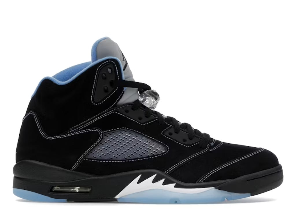 Air Jordan 5 Retro Black University Blue (2026) product image 1, provided for visual reference and product detail review