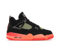 Air Jordan 4 Retro Black Infrared Barely Volt (GS) product image 1, provided for visual reference and product detail review