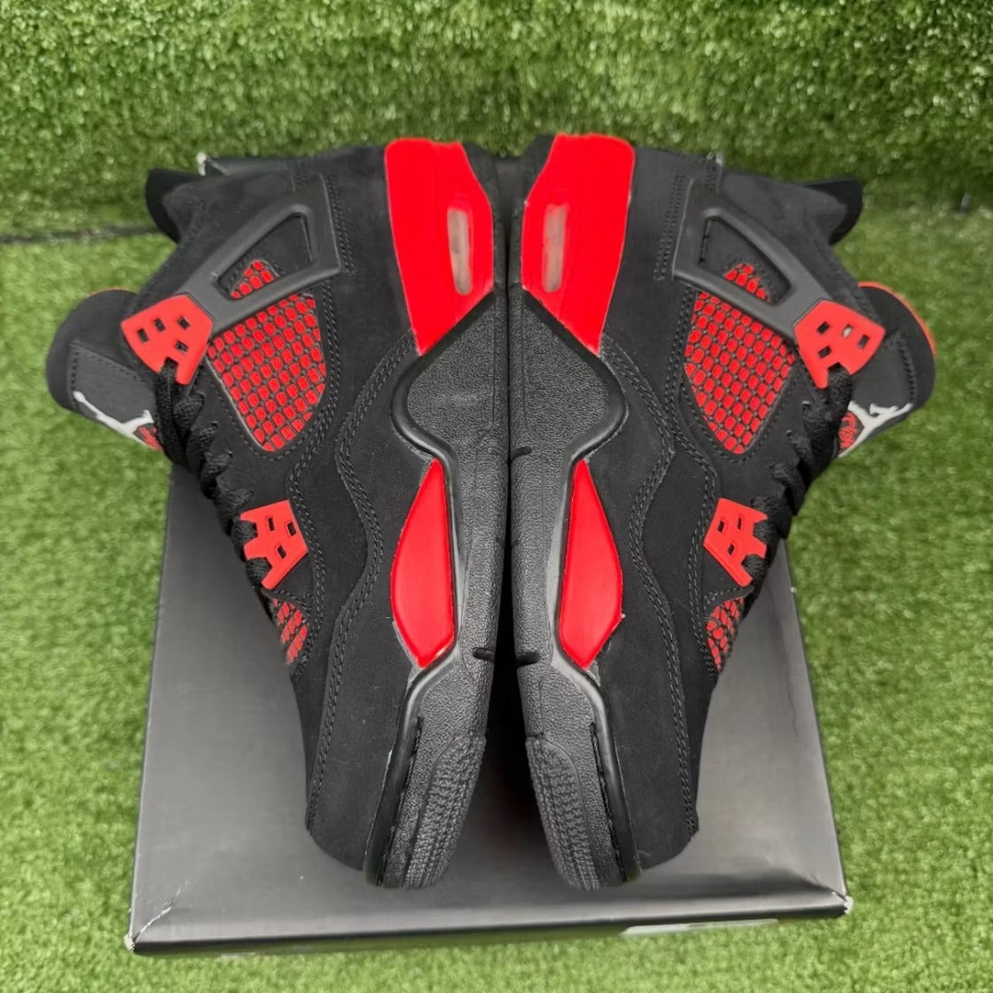 Air Jordan 4 Retro Red Thunder (GS) product image 5, provided for visual reference and product detail review