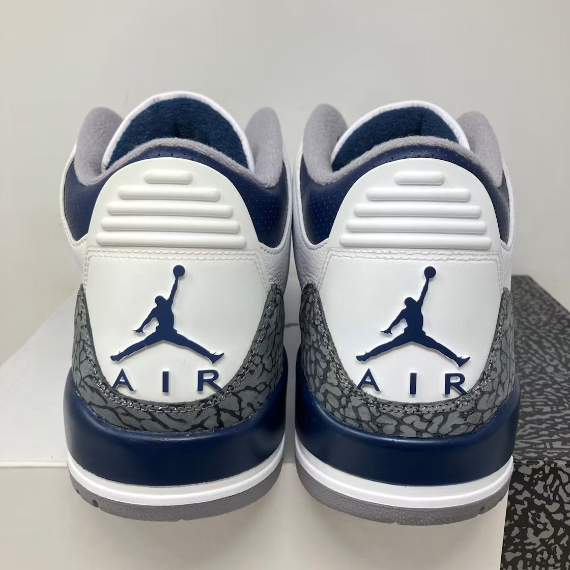Air Jordan 3 Retro Midnight Navy product image 4, provided for visual reference and product detail review