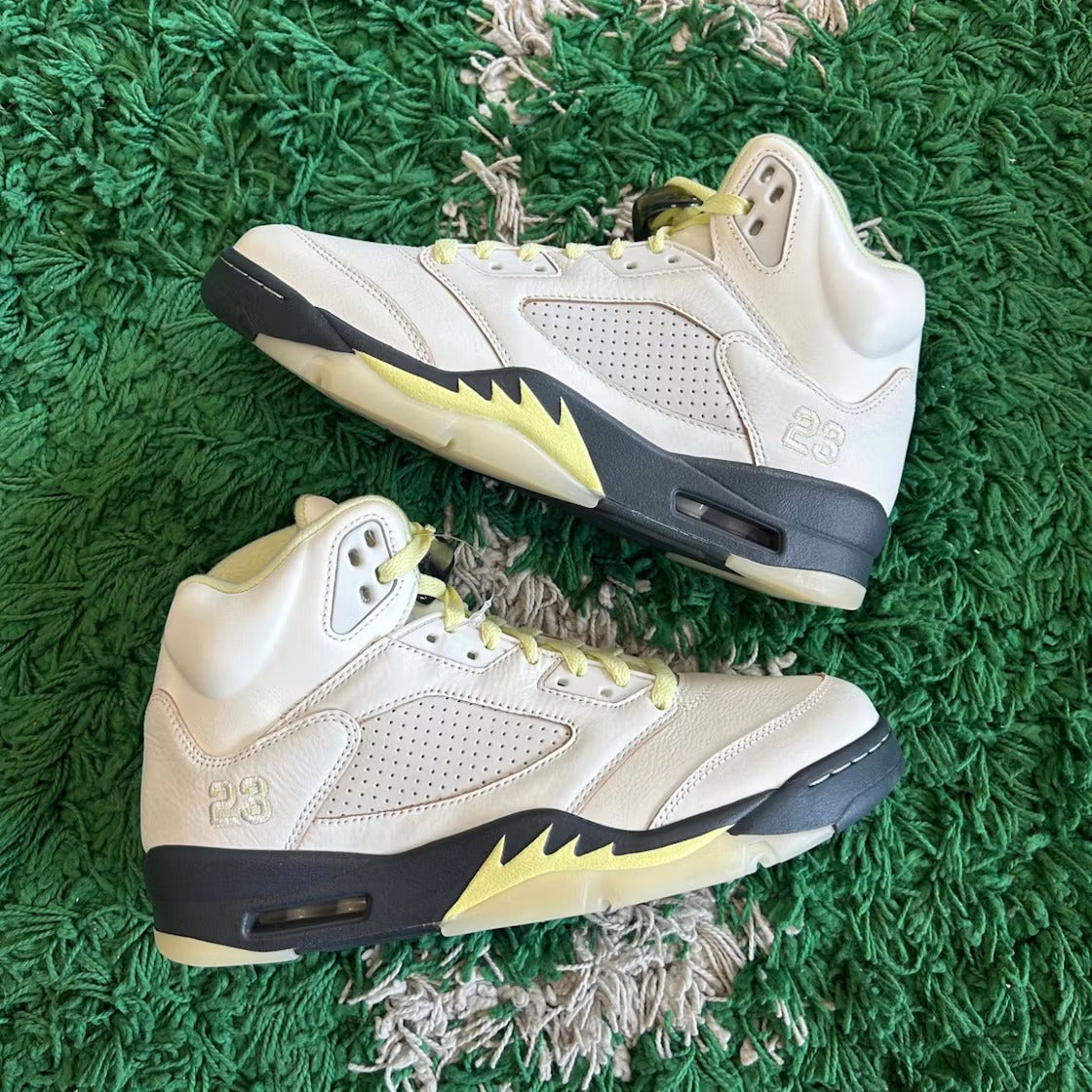 Air Jordan 5 Retro Luminous Green (Women) product image 2, provided for visual reference and product detail review