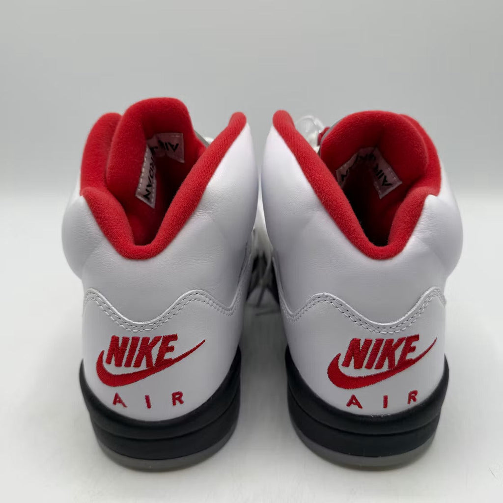 Air Jordan 5 Retro Fire Red Silver Tongue (2020) product image 5, provided for visual reference and product detail review
