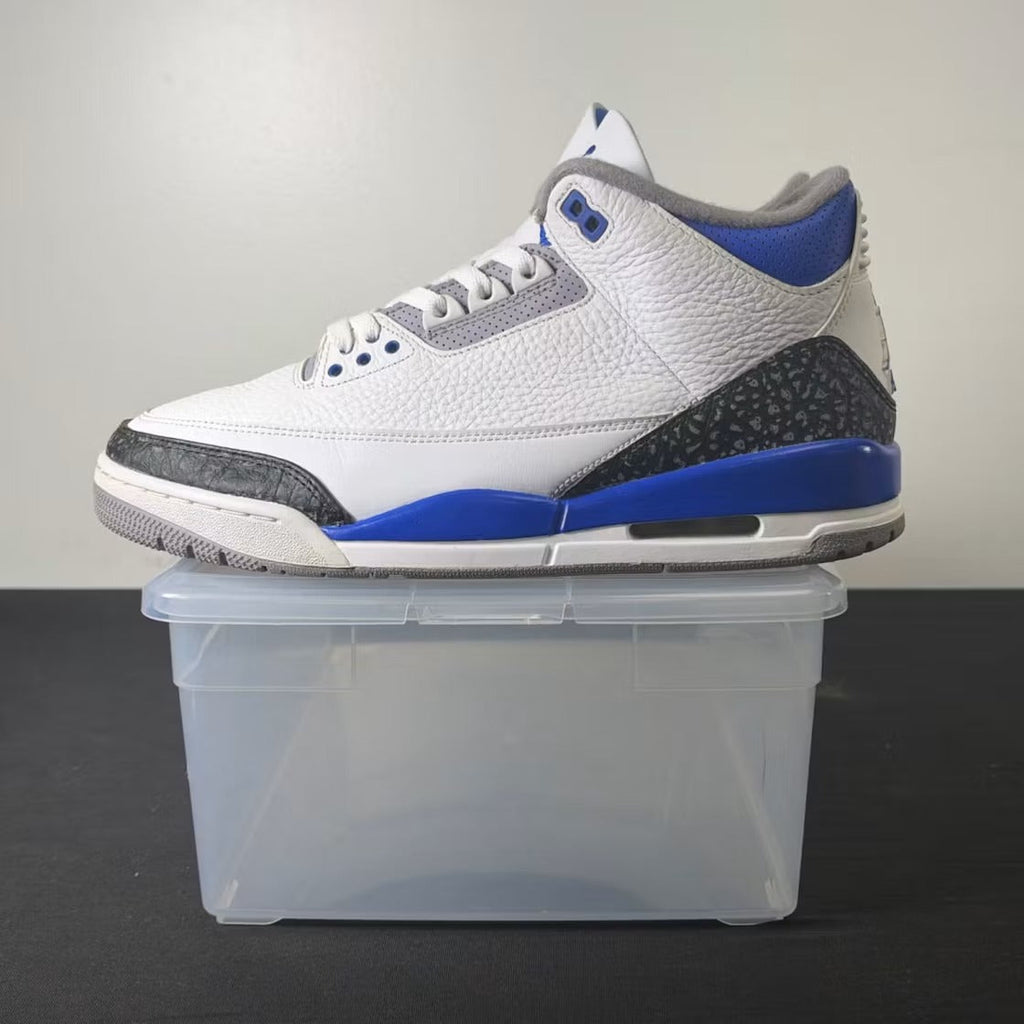 Air Jordan 3 Retro Racer Blue product image 4, provided for visual reference and product detail review