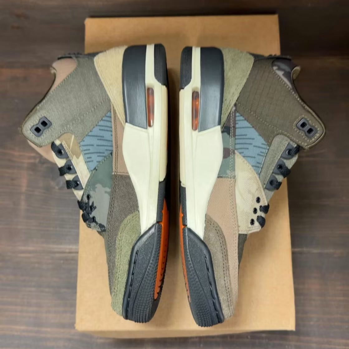 Air Jordan 3 Retro Patchwork Camo product image 4, provided for visual reference and product detail review