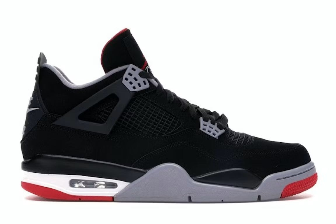 Air Jordan 4 Retro Bred (2019) product image 1, provided for visual reference and product detail review