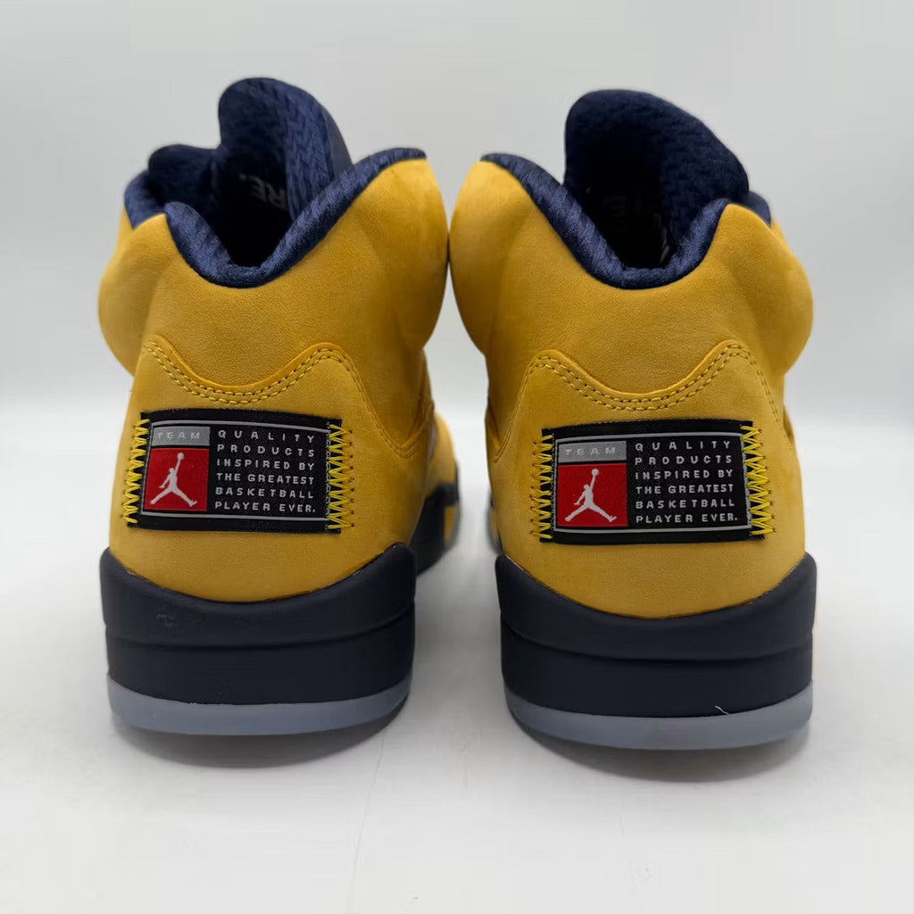 Air Jordan 5 Retro Michigan (2019) product image 5, provided for visual reference and product detail review
