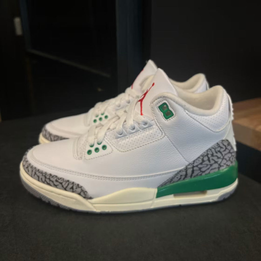 Air Jordan 3 Retro Lucky Green (Women) product image 4, provided for visual reference and product detail review