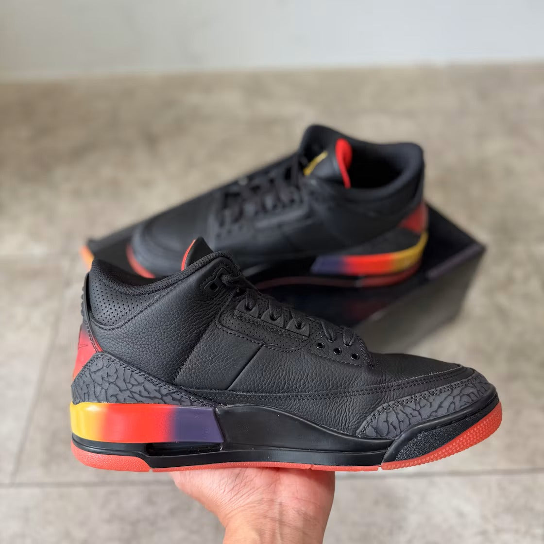 Air Jordan 3 Retro J Balvin Rio product image 5, provided for visual reference and product detail review