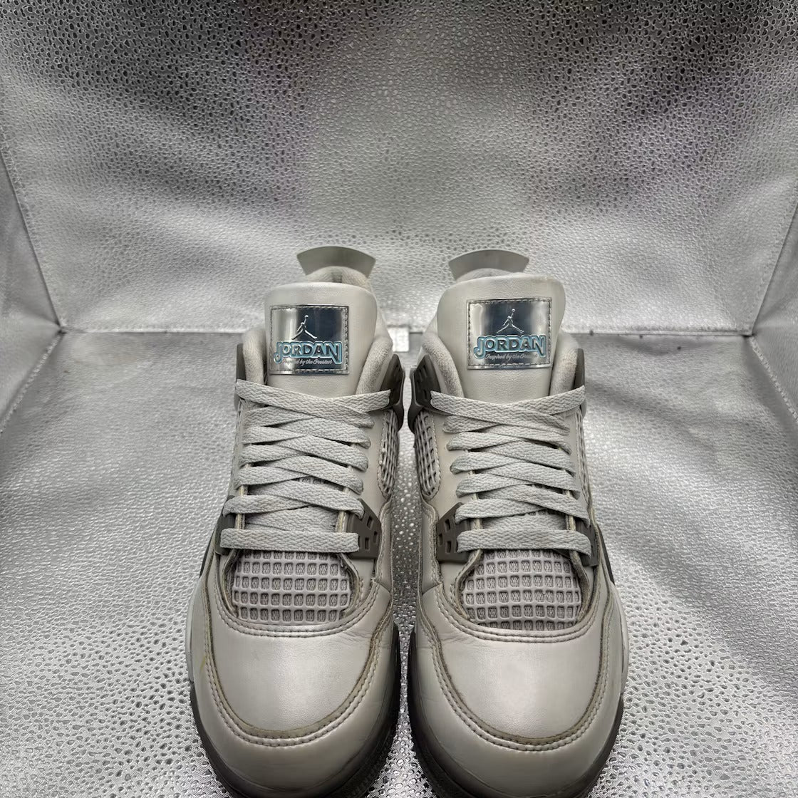 Air Jordan 4 Retro Photon Dust Blue Chill (GS) product image 2, provided for visual reference and product detail review