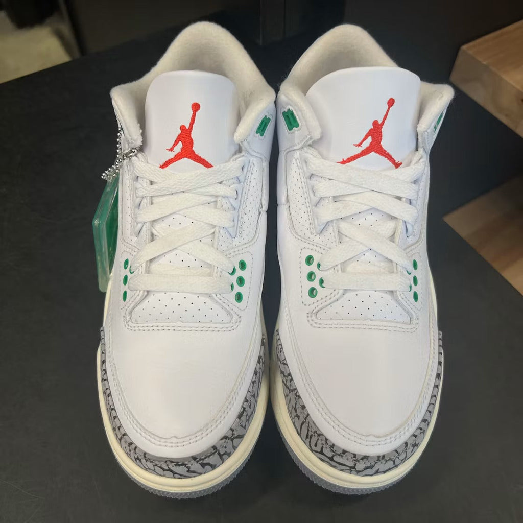 Air Jordan 3 Retro Lucky Green (Women) product image 5, provided for visual reference and product detail review