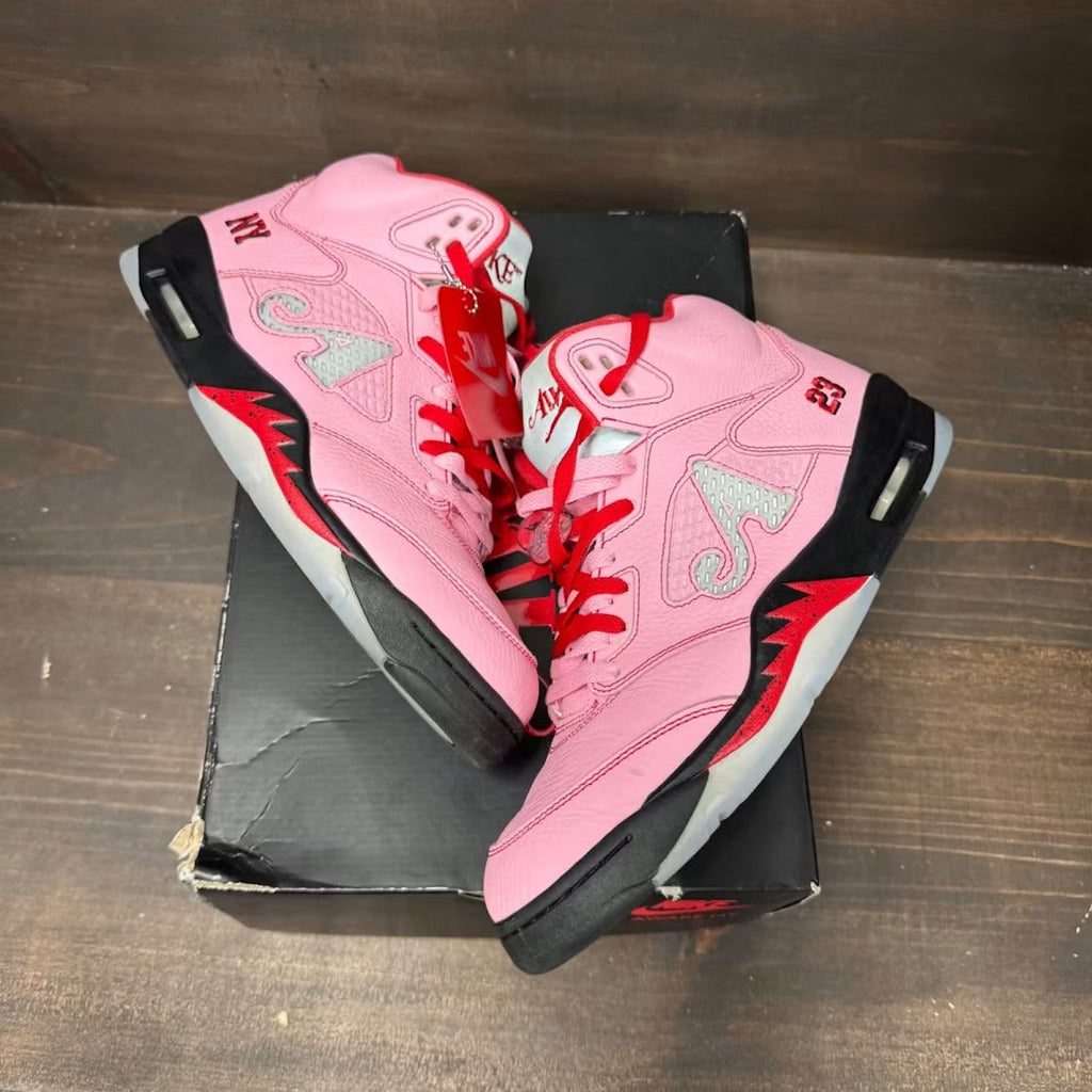 Air Jordan 5 Retro Awake NY Arctic Pink product image 2, provided for visual reference and product detail review