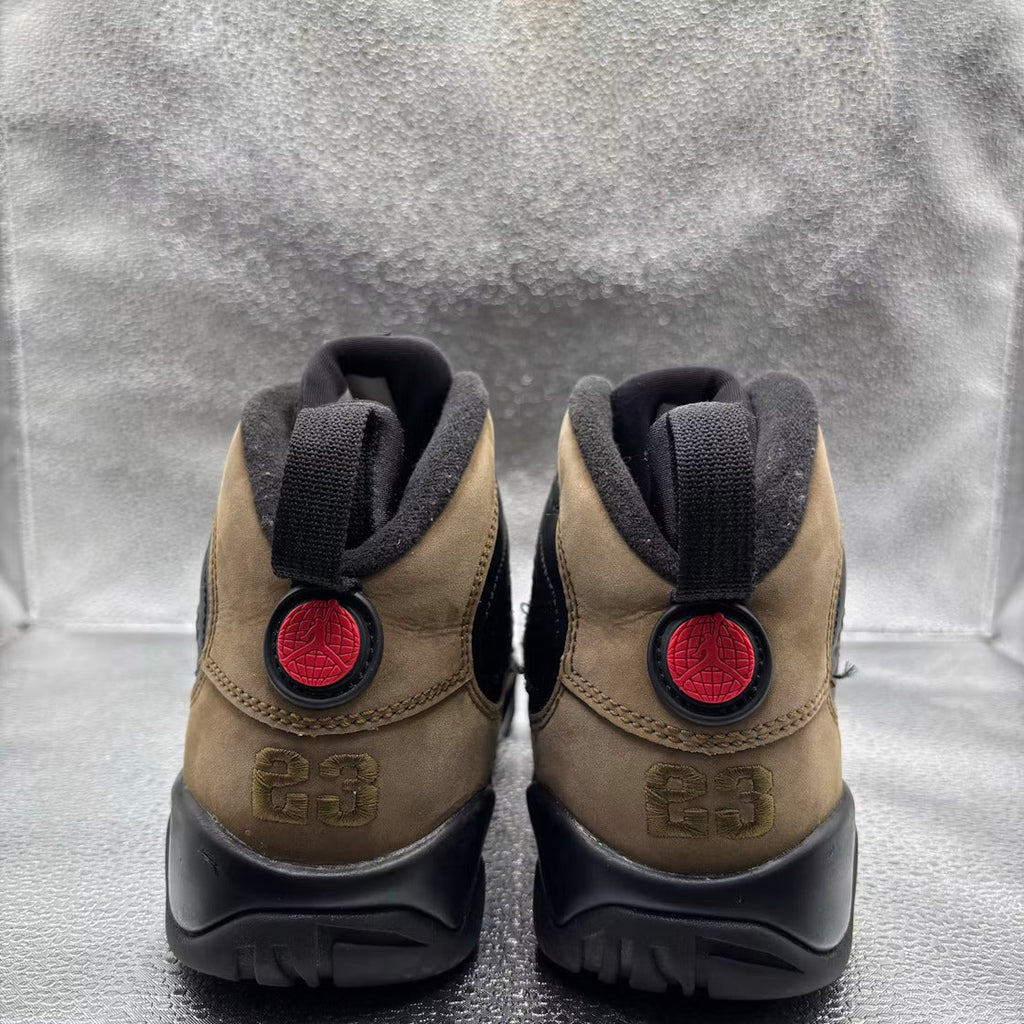 Air Jordan 9 Retro Olive (2024) (GS) product image 3, provided for visual reference and product detail review