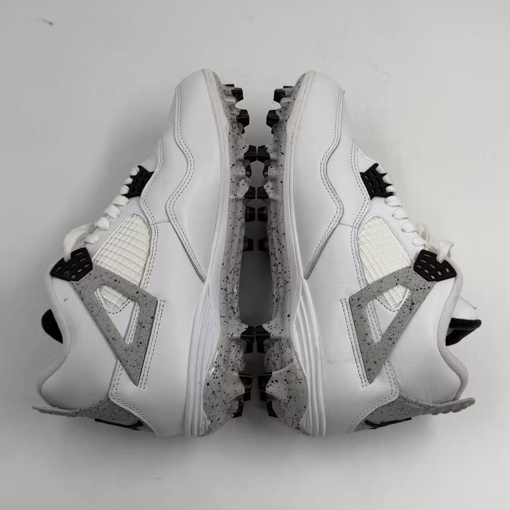 Air Jordan 4 Retro TD Cleat White Cement product image 4, provided for visual reference and product detail review