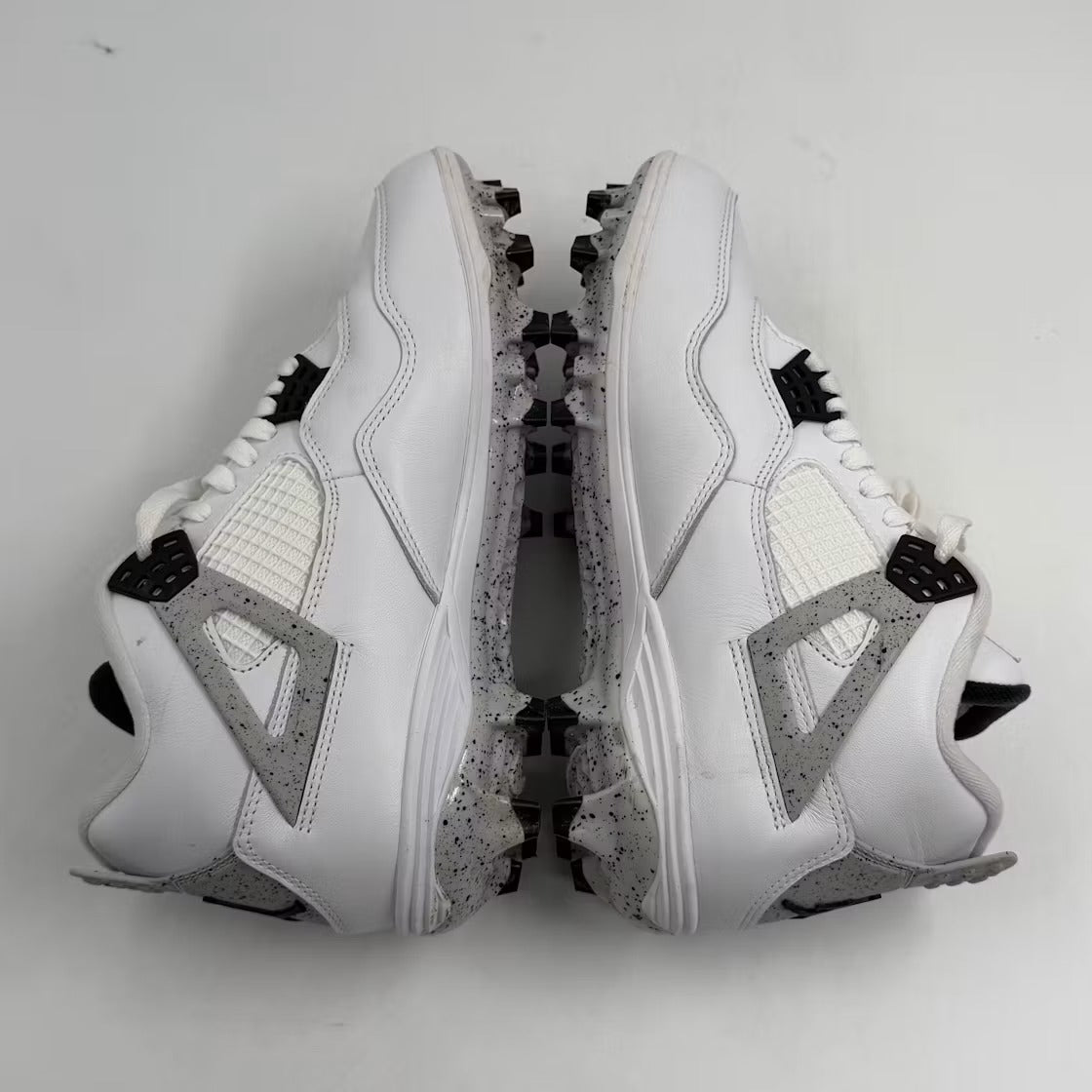Air Jordan 4 Retro TD Cleat White Cement product image 4, provided for visual reference and product detail review
