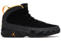 Air Jordan 9 Retro Dark Charcoal University Gold product image 1, provided for visual reference and product detail review