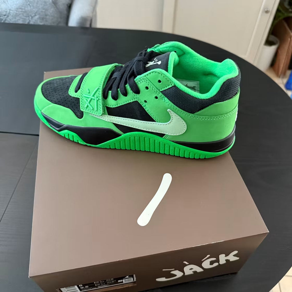 Air Jordan CJ1 T-Rexx Travis Scott Green Spark product image 4, provided for visual reference and product detail review