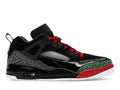 Air Jordan Spizike Low Black Classic Green White Varsity Red product image 1, provided for visual reference and product