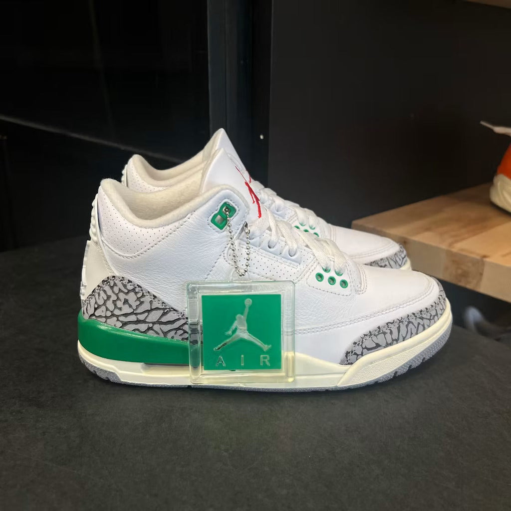 Air Jordan 3 Retro Lucky Green (Women) product image 6, provided for visual reference and product detail review