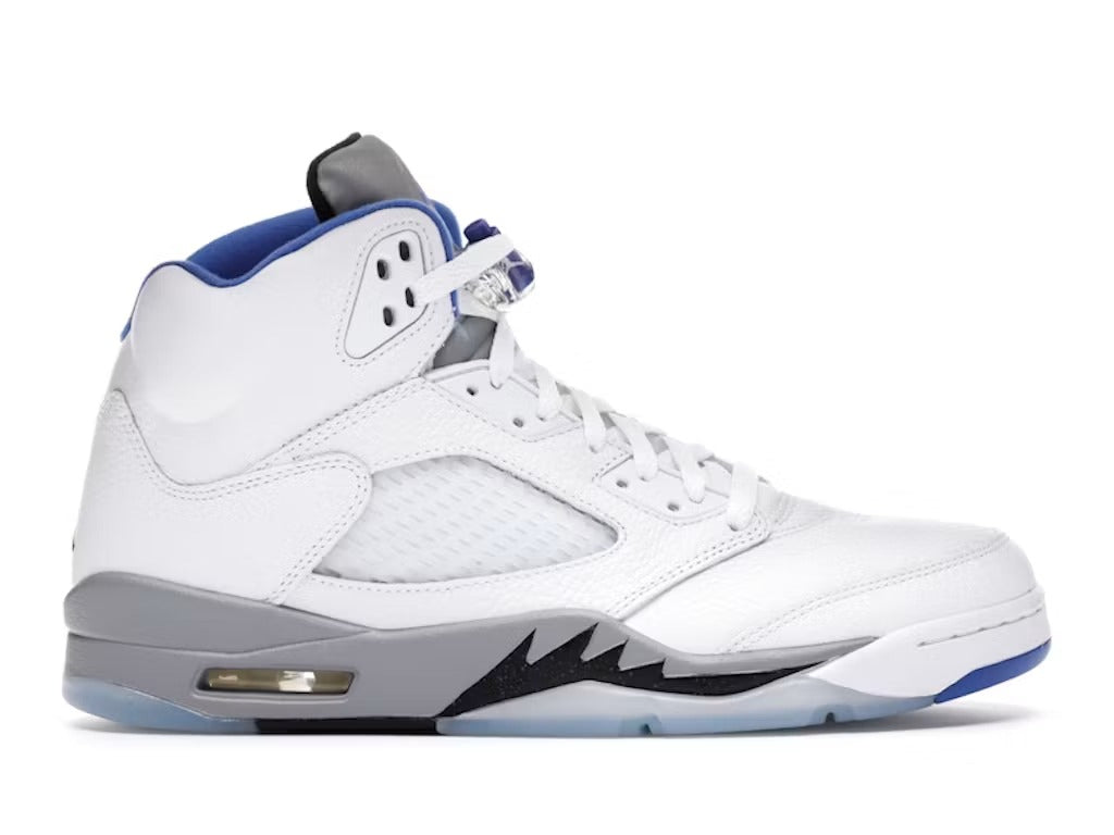 Air Jordan 5 Retro White Stealth (2021) product image 1, provided for visual reference and product detail review