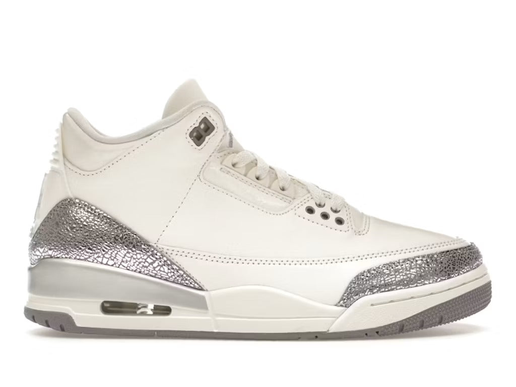 Air Jordan 3 Retro Sail Cement Grey (Women) product image 1, provided for visual reference and product detail review