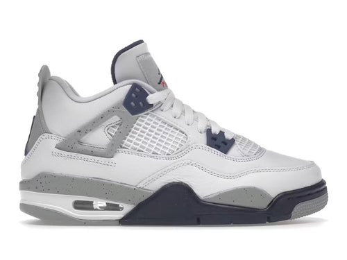 Air Jordan 4 Retro Midnight Navy (GS) product image 1, provided for visual reference and product detail review