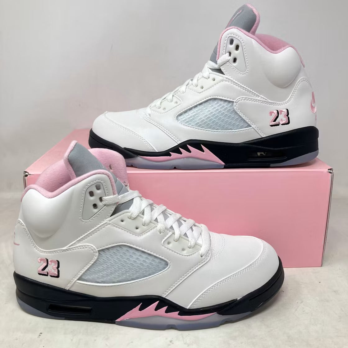 Air Jordan 5 Retro Medium Soft Pink product image 2, provided for visual reference and product detail review