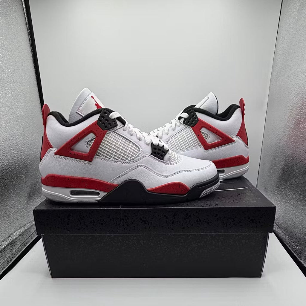 Air Jordan 4 Retro Red Cement product image 2, provided for visual reference and product detail review