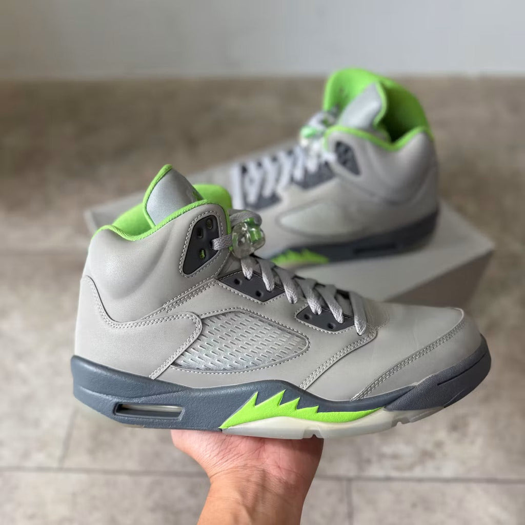 Air Jordan 5 Retro Green Bean (2022) product image 3, provided for visual reference and product detail review