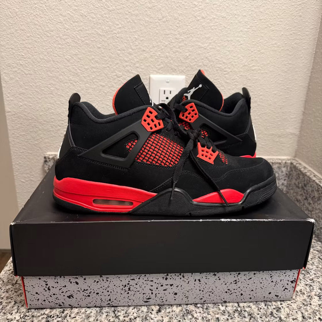 Air Jordan 4 Retro Red Thunder product image 2, provided for visual reference and product detail review