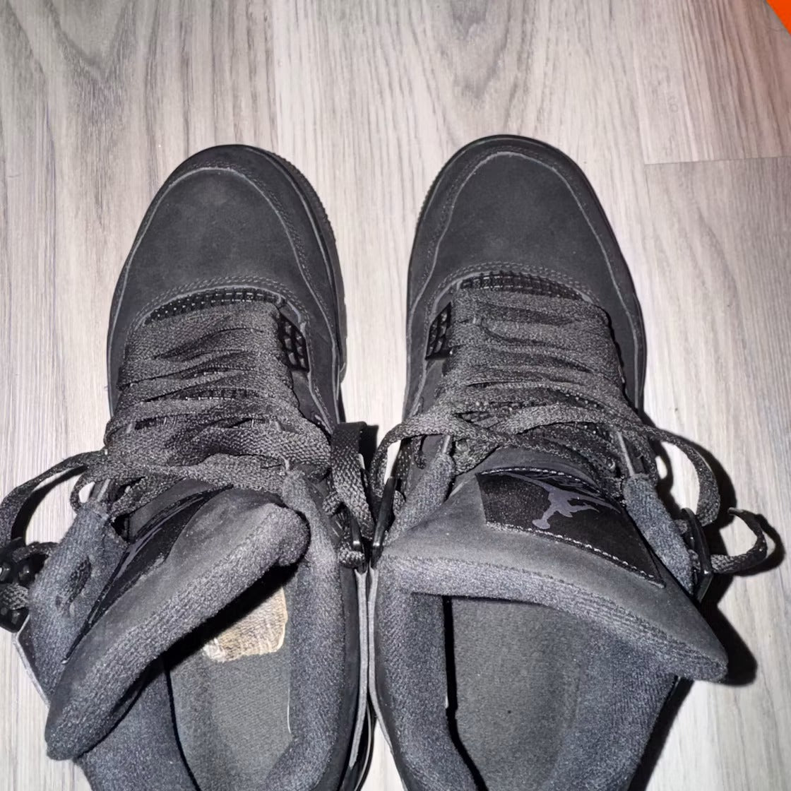 Air Jordan 4 Retro Black Cat (2020) product image 4, provided for visual reference and product detail review