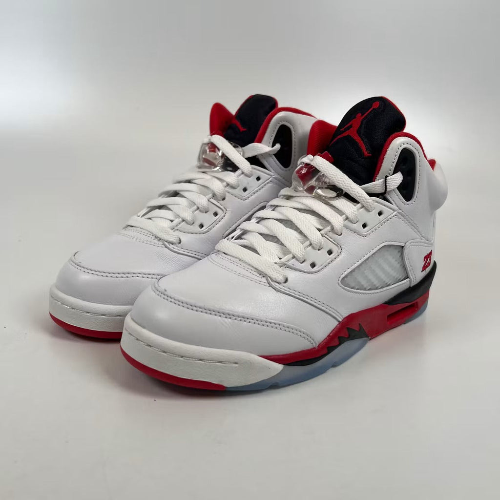 Air Jordan 5 Retro Fire Red Black Tongue (2025) (GS) product image 2, provided for visual reference and product detail review