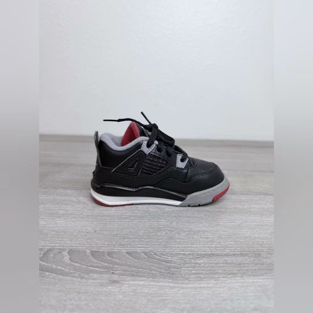 Air Jordan 4 Retro Bred Reimagined (TD) product image 4, provided for visual reference and product detail review