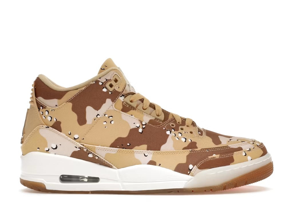 Air Jordan 3 Retro WNBA Desert Camo (Women) product image 1, provided for visual reference and product detail review