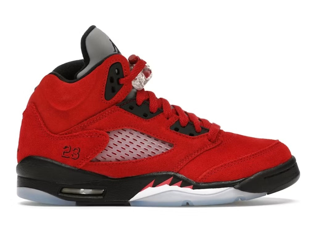 Air Jordan 5 Retro Raging Bull Red (2021) (GS) product image 1, provided for visual reference and product detail review