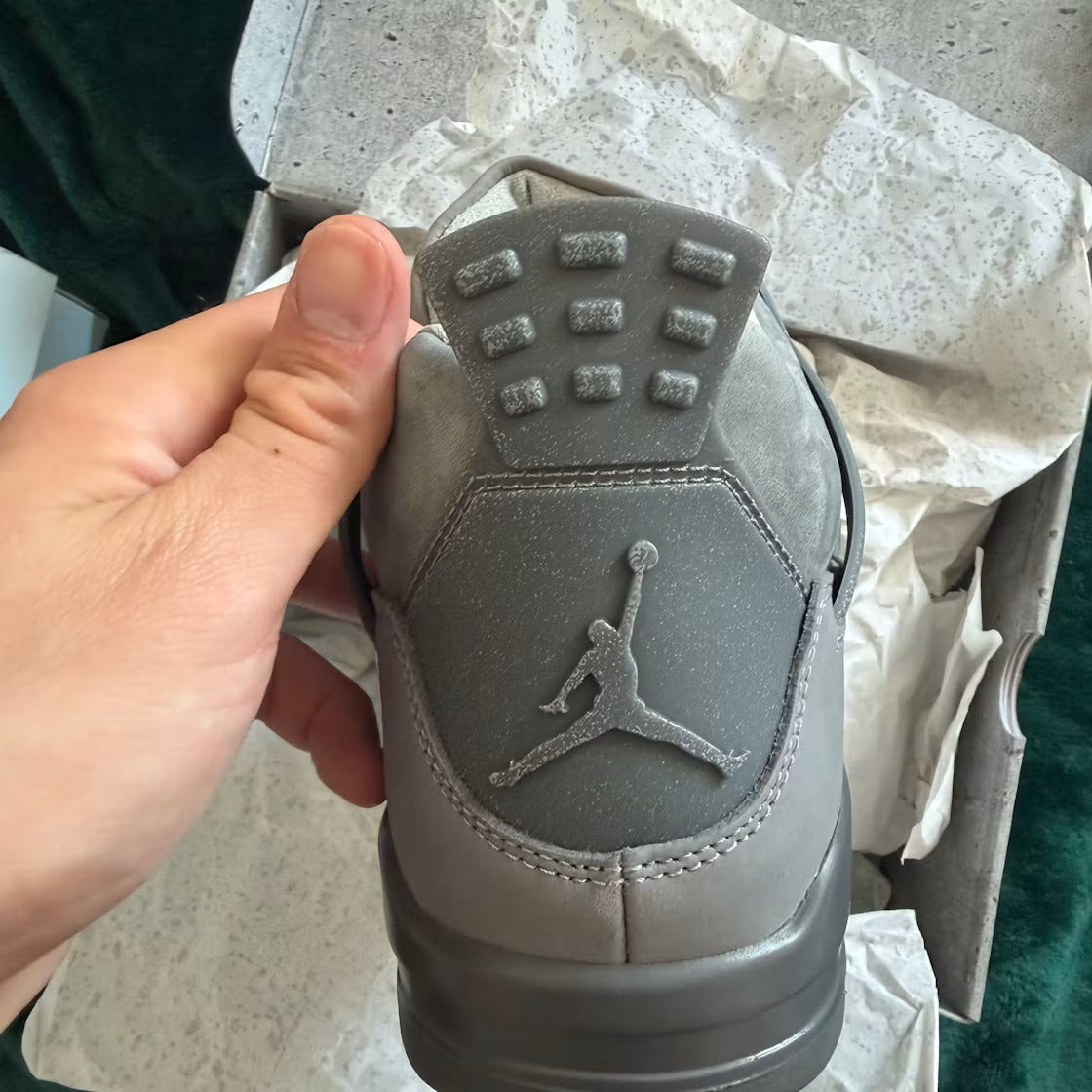 Air Jordan 4 Retro SE Paris Olympics Wet Cement product image 4, provided for visual reference and product detail review