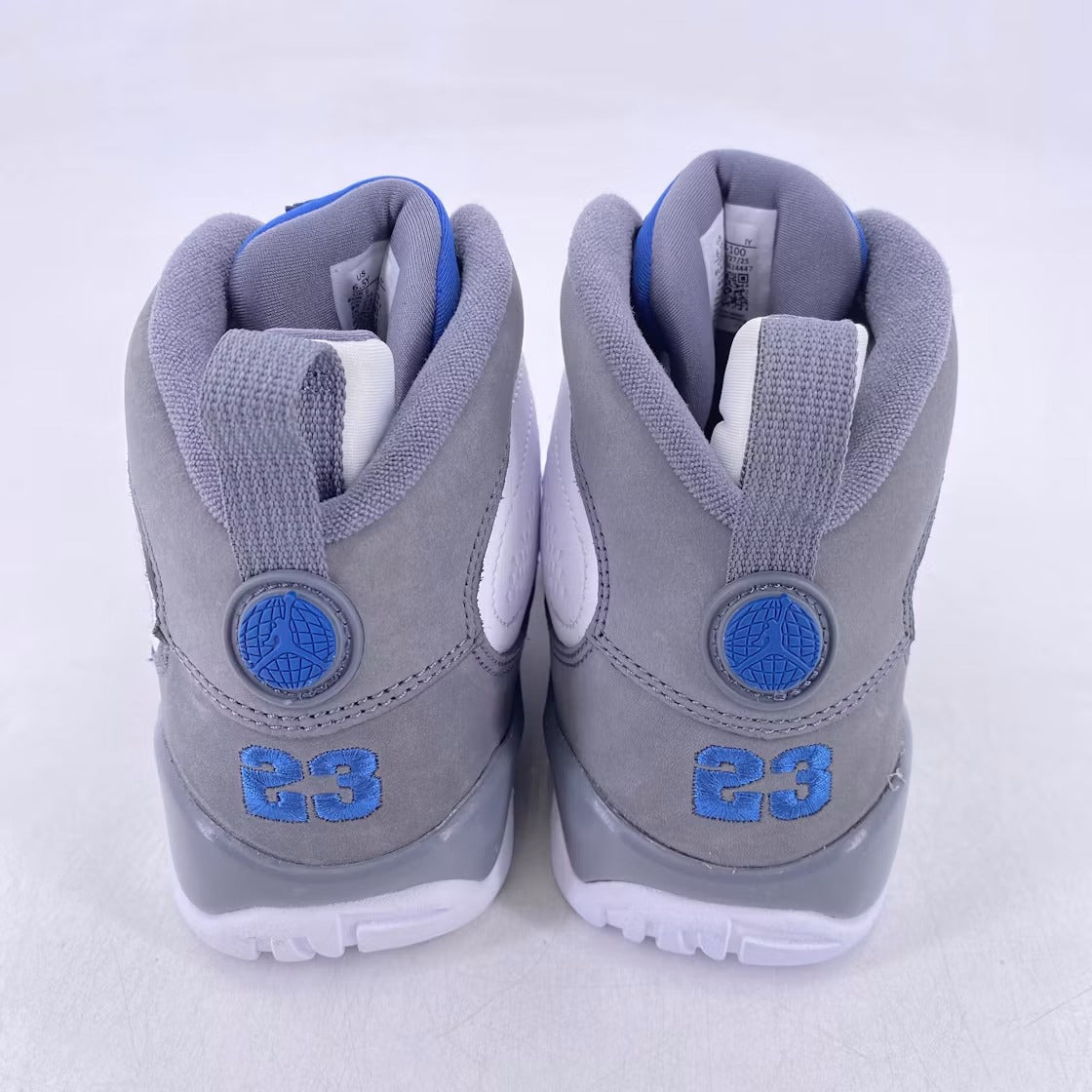 Air Jordan 9 Retro Flint Grey French Blue (2026) (GS) product image 4, provided for visual reference and product detail
