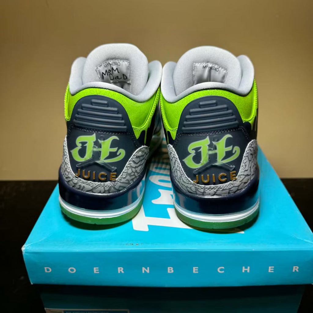 Air Jordan 3 Retro Doernbecher Hugo product image 3, provided for visual reference and product detail review