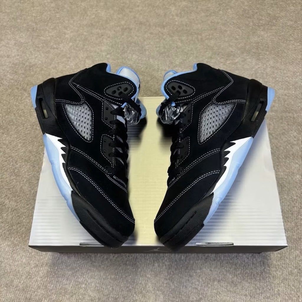 Air Jordan 5 Retro Black University Blue (2026) (GS) product image 4, provided for visual reference and product detail review