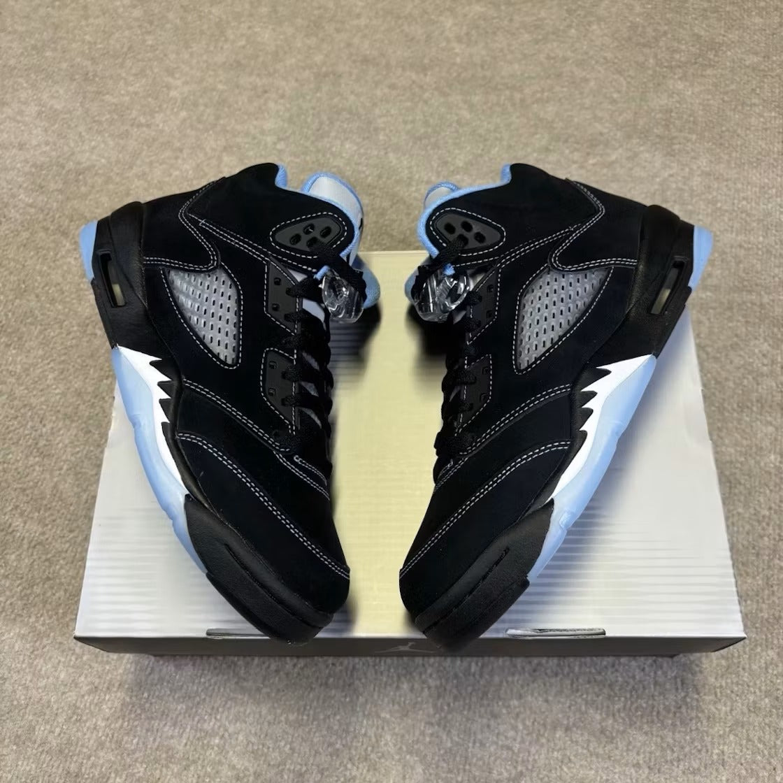 Air Jordan 5 Retro Black University Blue (2026) (GS) product image 4, provided for visual reference and product detail review