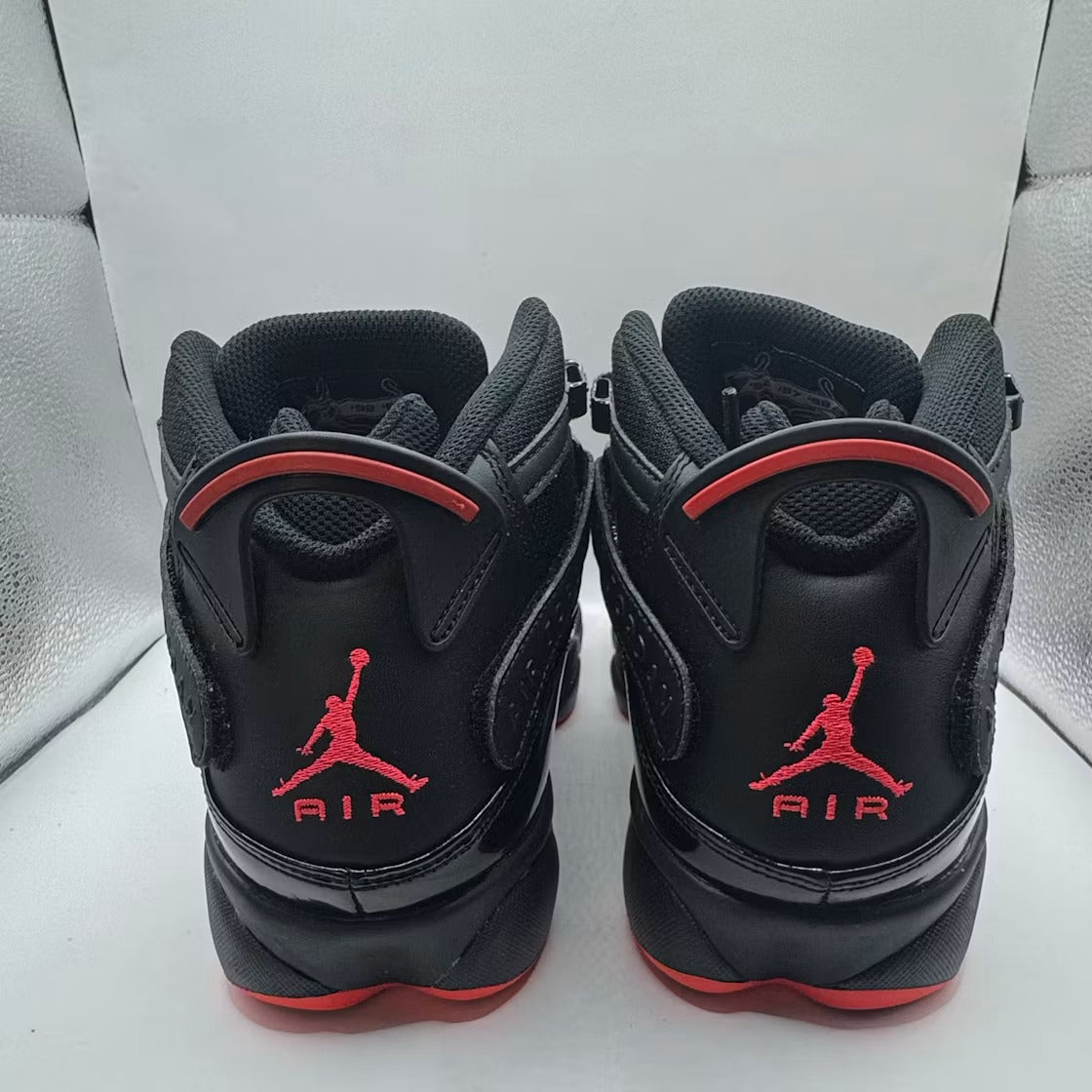 Air Jordan 6 Rings Black Infrared product image 5, provided for visual reference and product detail review
