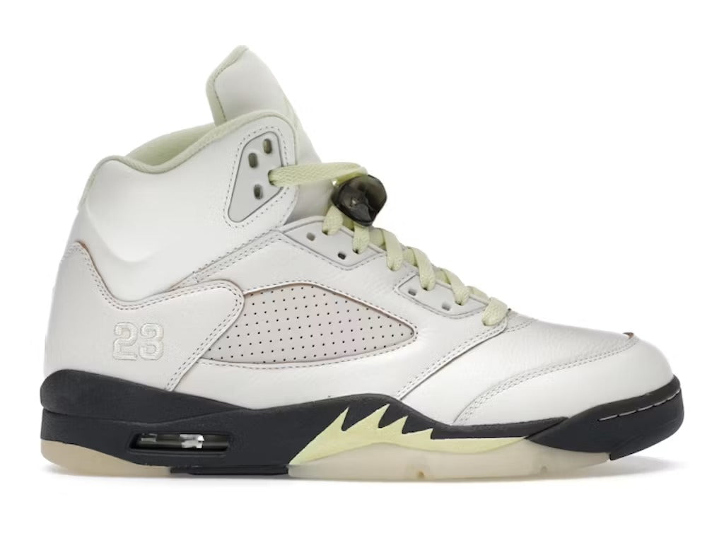 Air Jordan 5 Retro Luminous Green (Women) product image 1, provided for visual reference and product detail review