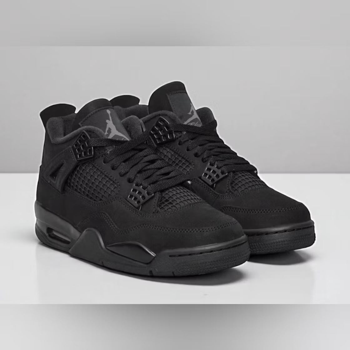Air Jordan 4 Retro Black Cat (2025) product image 4, provided for visual reference and product detail review