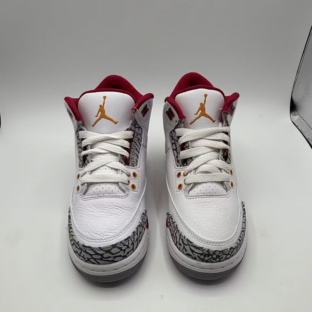 Air Jordan 3 Retro Cardinal (GS) product image 3, provided for visual reference and product detail review