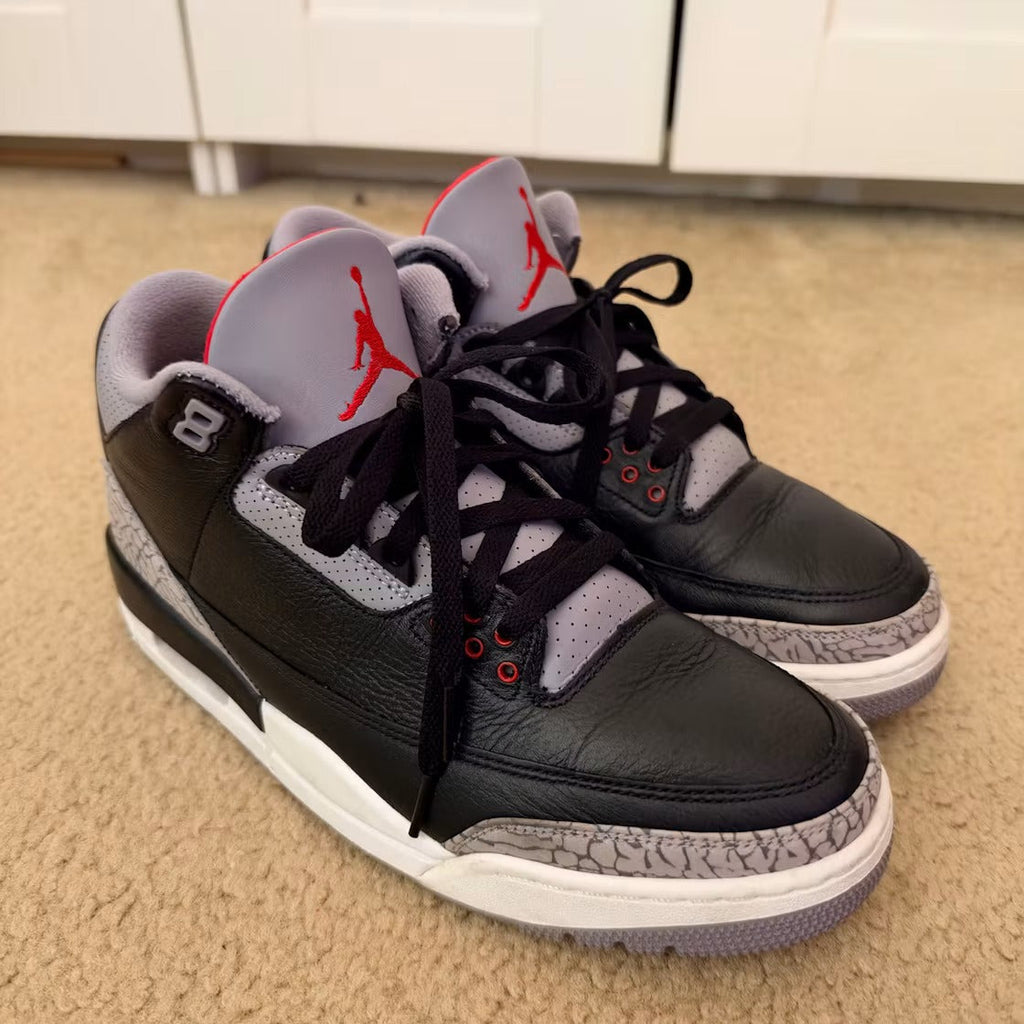 Air Jordan 3 Retro OG Black Cement (2024) product image 3, provided for visual reference and product detail review