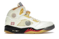 Air Jordan 5 Retro Off-White Sail product image 1, provided for visual reference and product detail review