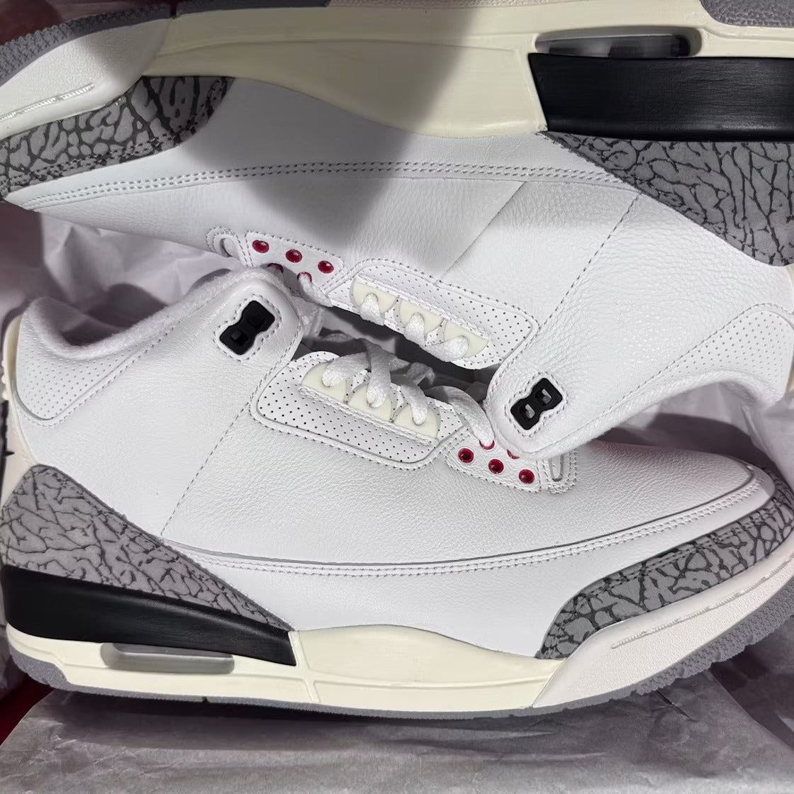 Air Jordan 3 Retro White Cement Reimagined product image 2, provided for visual reference and product detail review