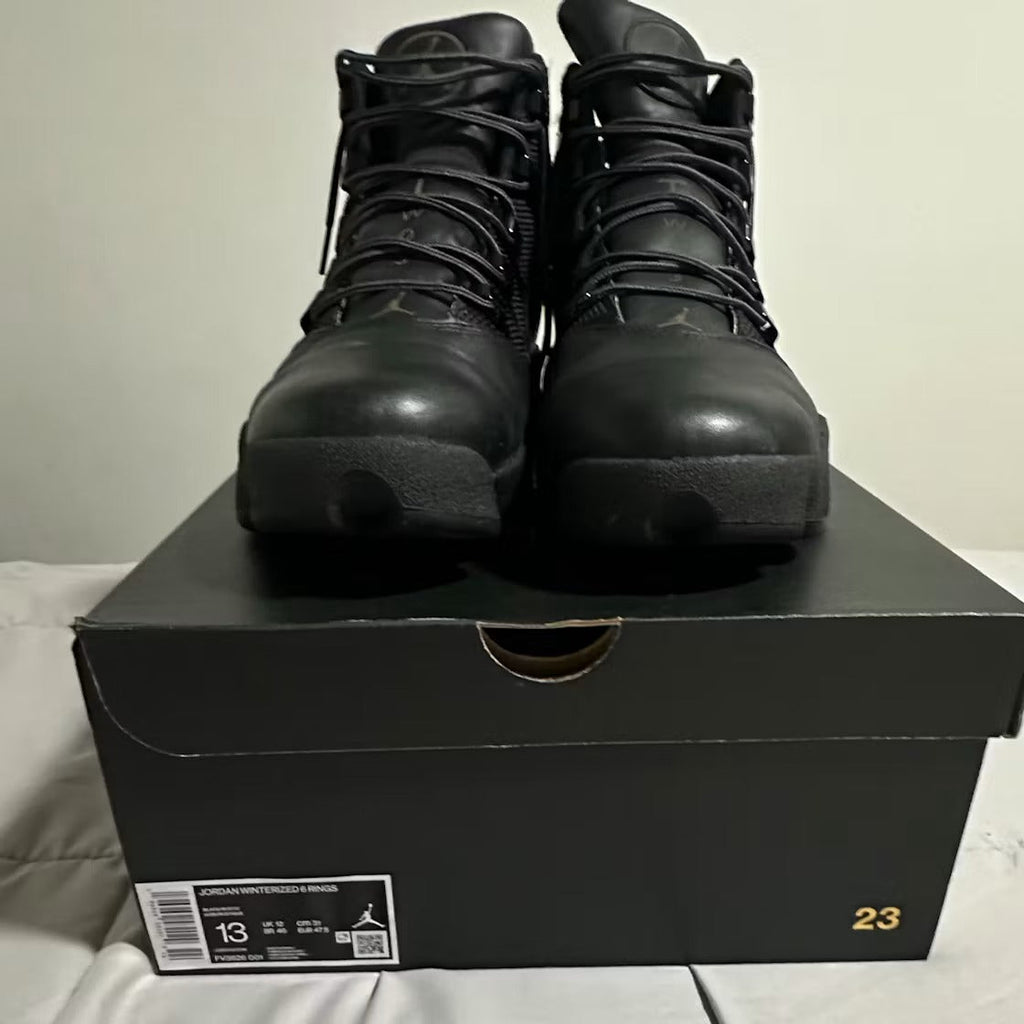 Air Jordan 6 Rings Winterized Black (2023) product image 2, provided for visual reference and product detail review
