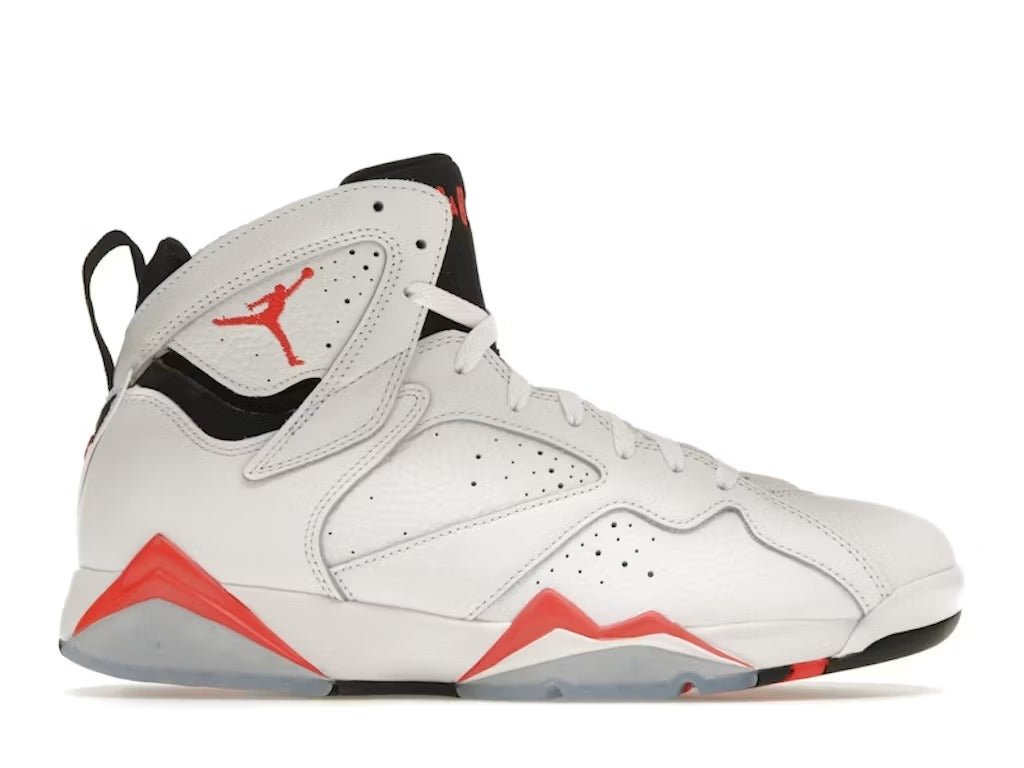 Air Jordan 7 Retro White Infrared product image 1, provided for visual reference and product detail review
