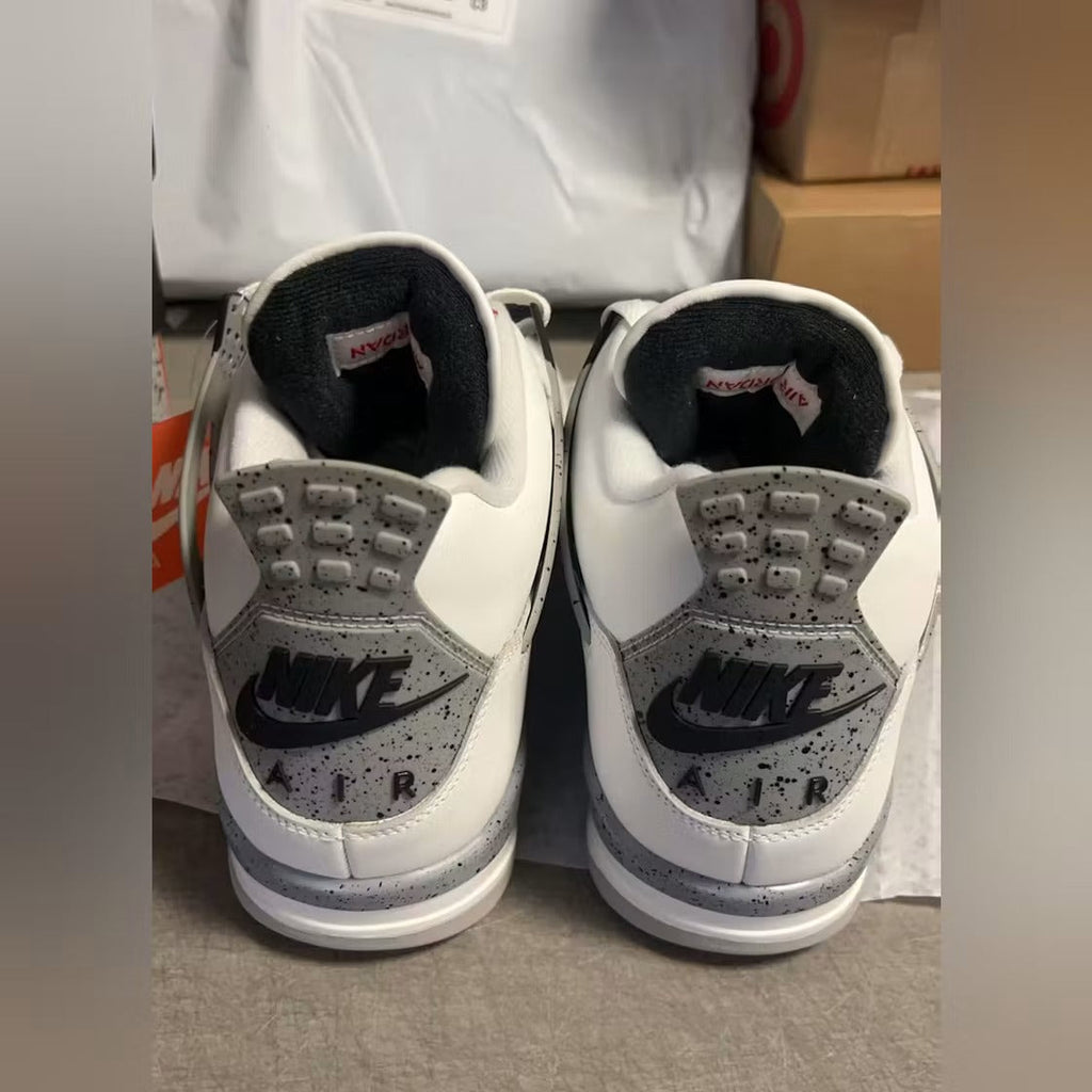 Air Jordan 4 Retro White Cement (2025) product image 3, provided for visual reference and product detail review