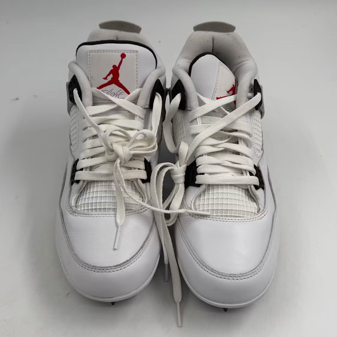 Air Jordan 4 Retro TD Cleat White Cement product image 2, provided for visual reference and product detail review